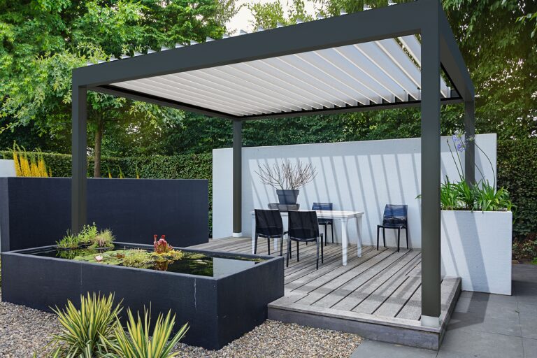 Engineered pergola systems designed to withstand weather pressure