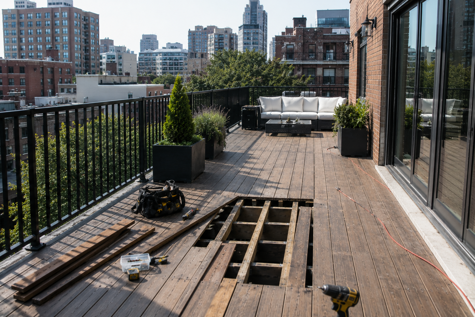 deck refinishing services