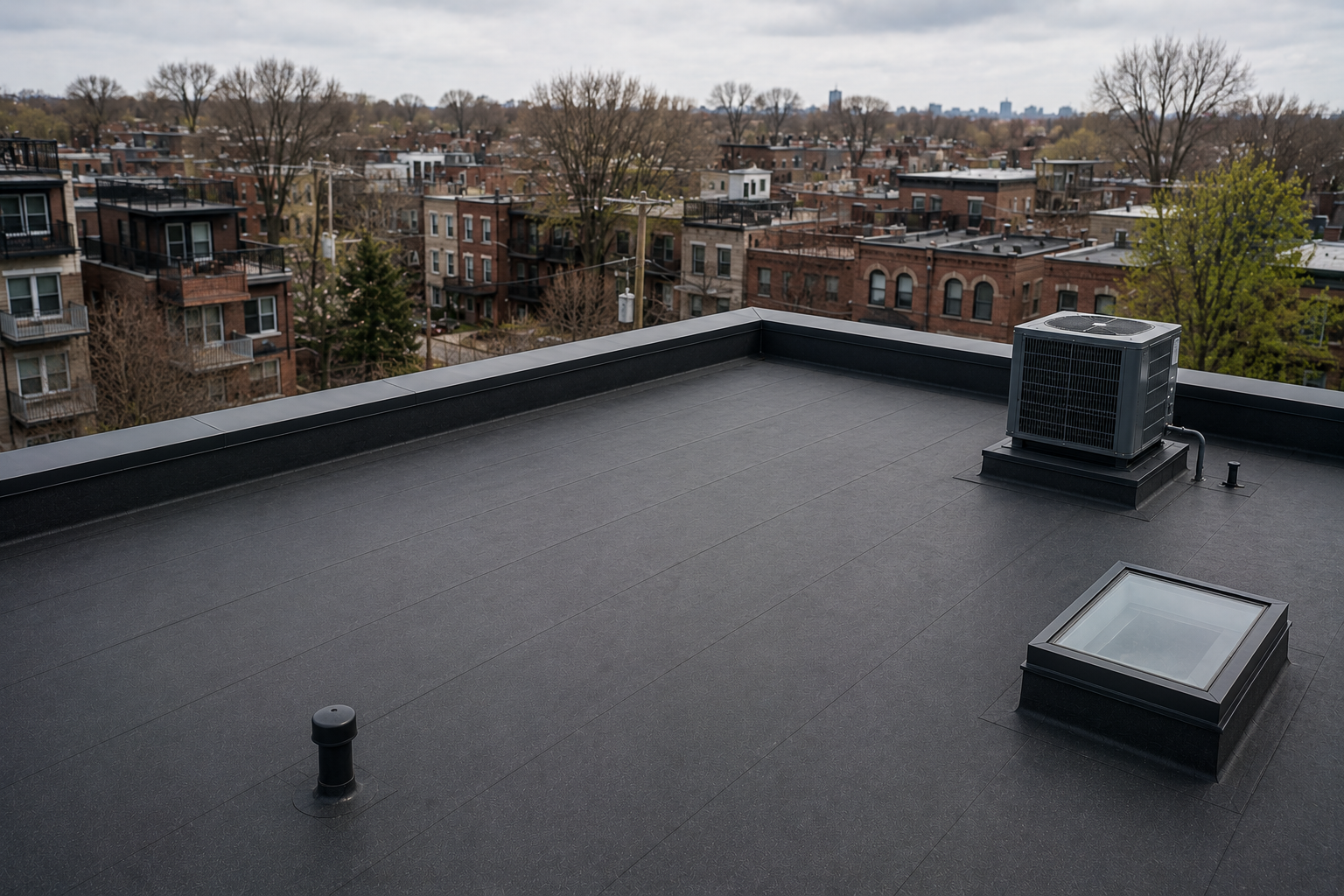 flat roof
