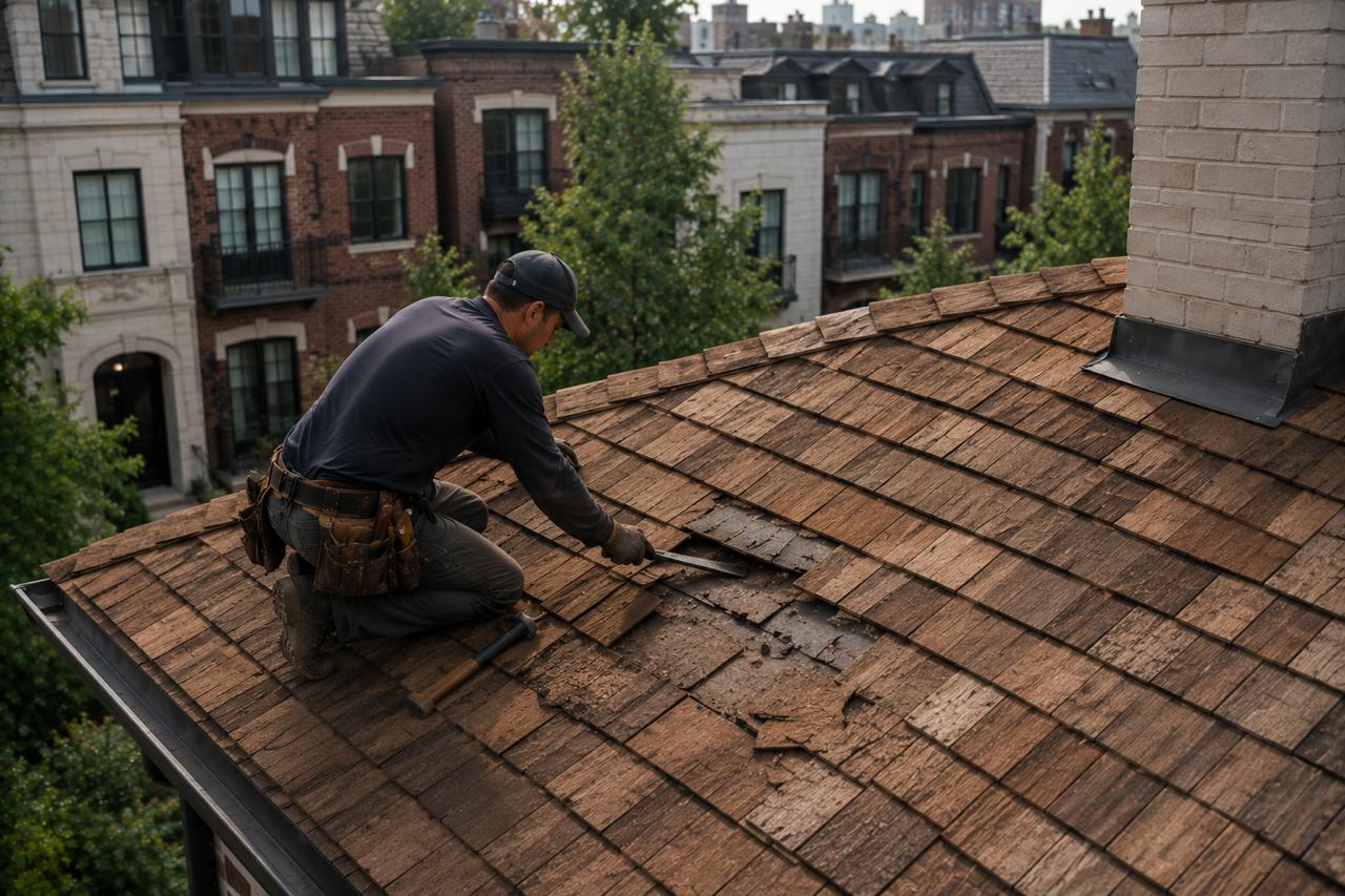 shingle roof installation