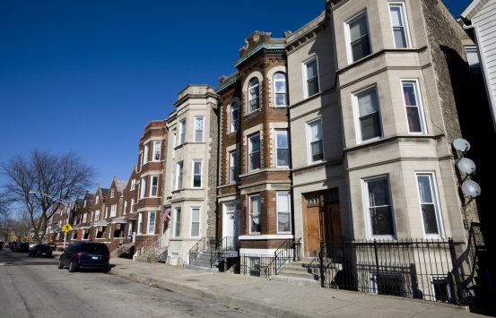 Residential Street in Chicago